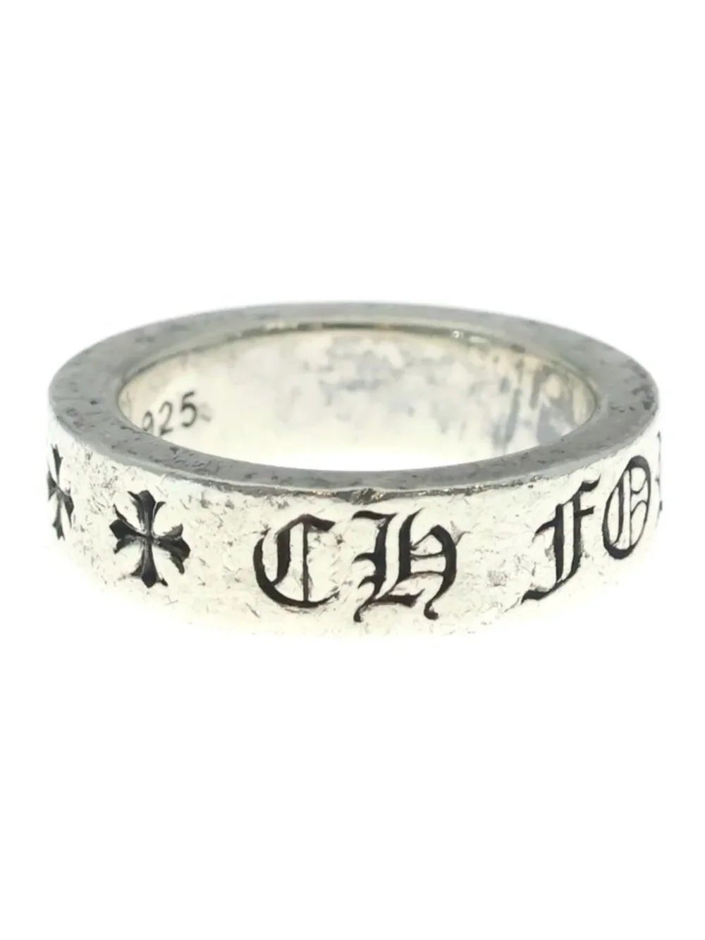 Chrome Hearts Spacer Forever Ring Silver